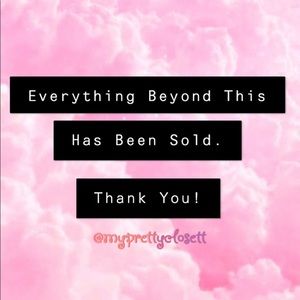 ALL SOLD PAST THIS❗️💕